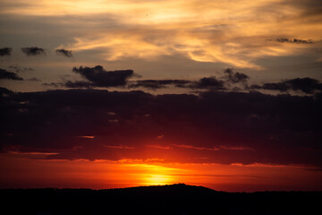 Sunset in the Lviv
