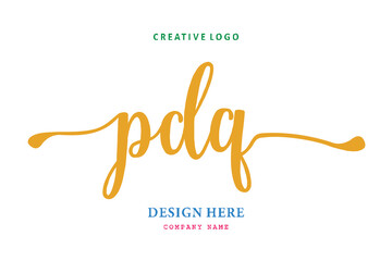 PDQ lettering logo is simple, easy to understand and authoritative