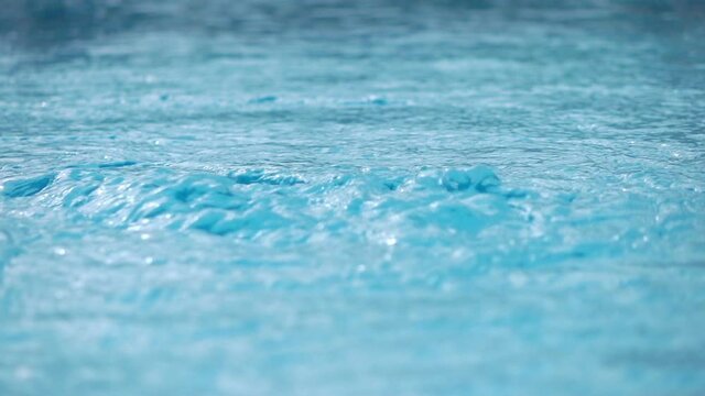 Water geyser in slow motion 120fps