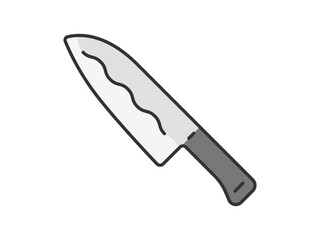 包丁のイラスト　キッチングッズ