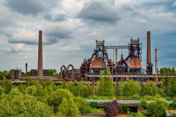 Fototapeta na wymiar Industriepark Duisburg