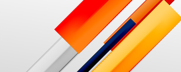 Multicolored lines background. Design template for business or technology presentations, internet posters or web brochure covers