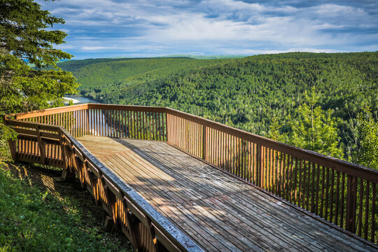 The Belvedere Horizon de Reve, located in St Alexis de Matapedia, in Quebec (Canada) at the border with New Brunswick