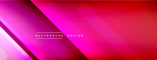 Dynamic lines abstract background. 3D shadow effects and fluid gradients. Modern overlapping forms