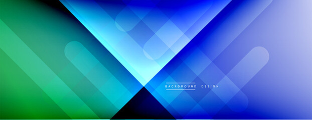 Dynamic lines abstract background. 3D shadow effects and fluid gradients. Modern overlapping forms