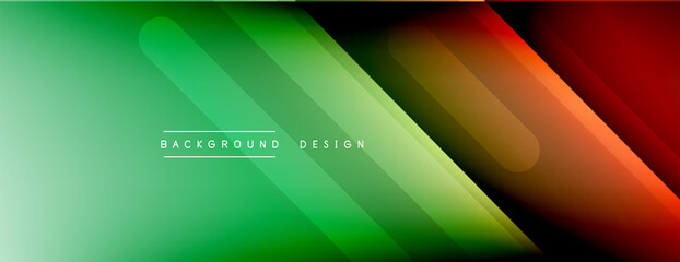 Dynamic lines abstract background. 3D shadow effects and fluid gradients. Modern overlapping forms