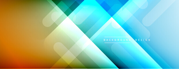 Dynamic lines abstract background. 3D shadow effects and fluid gradients. Modern overlapping forms