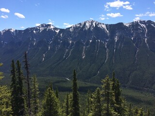 Mount Rundle spine spectacular unspoiled scenery