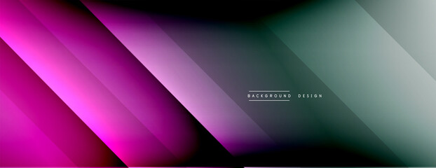 Dynamic lines abstract background. 3D shadow effects and fluid gradients. Modern overlapping forms