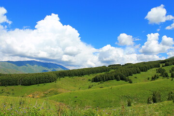 landscape with sky and clouds
