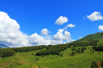 landscape with sky and clouds