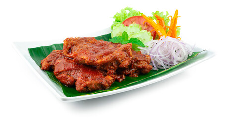 Ayam Golek Grilled Chicken with Coconut Cream Sauce Melayu Style