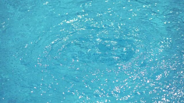 Water in the jacuzzi in slow motion 120fps
