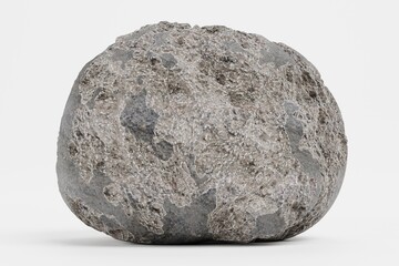 Realistic 3D Render of Rock Stone
