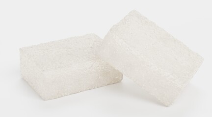 Realistic 3D Render of Sugar Cubes