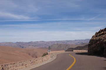 magnificent Atlas mountains landscape graphic layers of rock form seductive curves