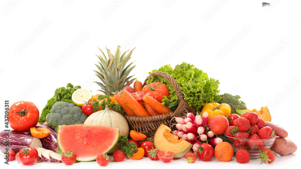 Poster fruit and vegetable