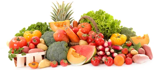 Foto auf Acrylglas Frisches Gemüse Obst und Gemüse