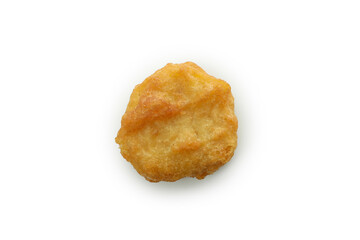 Tasty fried chicken isolated on white background