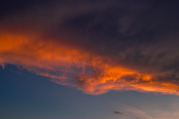 The blurred abstract background of the morning sun exposure to the tiny dust particles that surround the tall buildings in the capital, the long-term health issue of pollution.