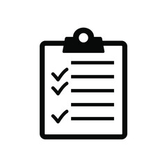 Survey icon vector graphic illustration