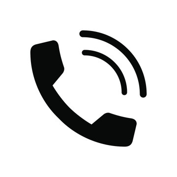 Phone call icon vector graphic illustration