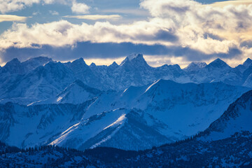 Snowcapped Mountains