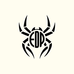 EDP spiders logo design