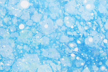 和紙 ブルー マーブリング テクスチャ