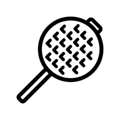 waffle-iron kitchen outline vector icon