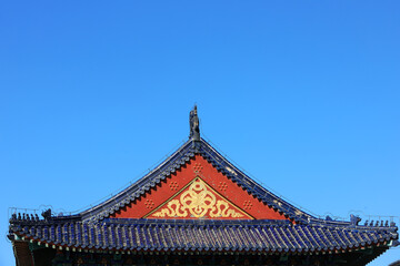 Architectural scenery of the temple of heaven in Beijing