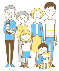 家族　三世代