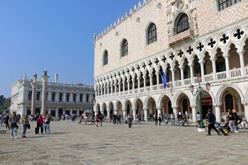 Fototapeta premium View of Palazzo Ducale of Venice, Italy.