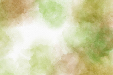 Soft green watercolor abstract splash