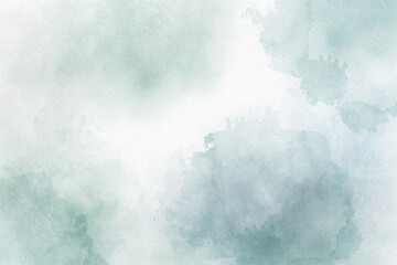 Soft blue watercolor abstract background
