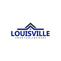 Louise Ville Home Property Real Estate Logo