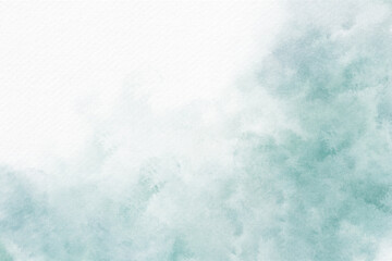 Soft blue watercolor abstract background