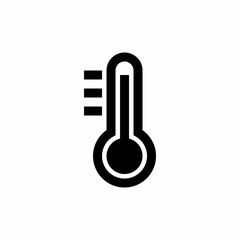 Thermometer icon with glyph style
