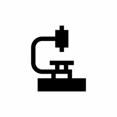 Microscope icon with glyph style