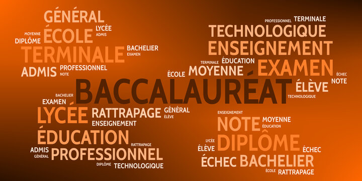 Nuage de Mots Baccalaur&eacute;at v9