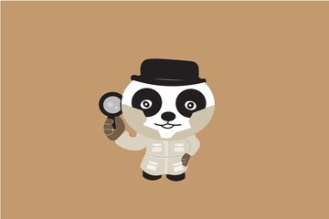 Detective panda © Shajid