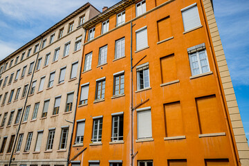 Dans les rues de la Croix Rousse à Lyon