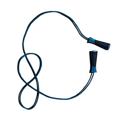 Vector illustration of a jump rope