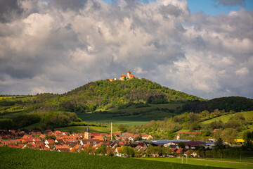 Blick auf die Wachsenburg bei Holzhausen/ Erfurt