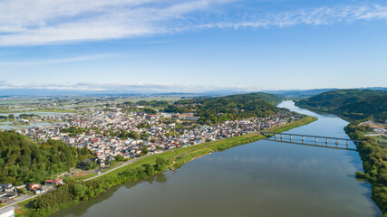《宮城県》登米　明治村の街並み