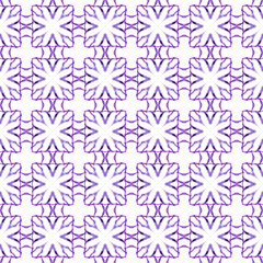 Hand painted tiled watercolor border. Purple