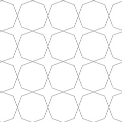 Fototapeta premium Vector seamless pattern white and grey abstraction geometric . Background illustration, decorative design for fabric or paper. Ornament modern