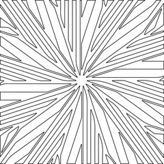 striped background. Geometric vector pattern with triangular elements. abstract ornament for wallpapers and backgrounds. Black and white colors. 