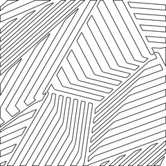 striped background. Geometric vector pattern with triangular elements. abstract ornament for wallpapers and backgrounds. Black and white colors. 