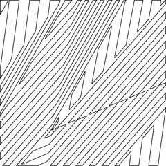 Obraz premium striped background. Geometric vector pattern with triangular elements. abstract ornament for wallpapers and backgrounds. Black and white colors. 